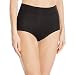 Warner's Women's Body Heaven Muffin Top Brief, Black, L
