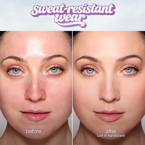 Image of tarte creaseless SPF 30 mineral powder - Brush On Sunscreen for Face, Body & Hairline, Sweat-Resistant 16HR Setting Powder for Makeup & Beach Essentials, vegan & cruelty-free, translucent