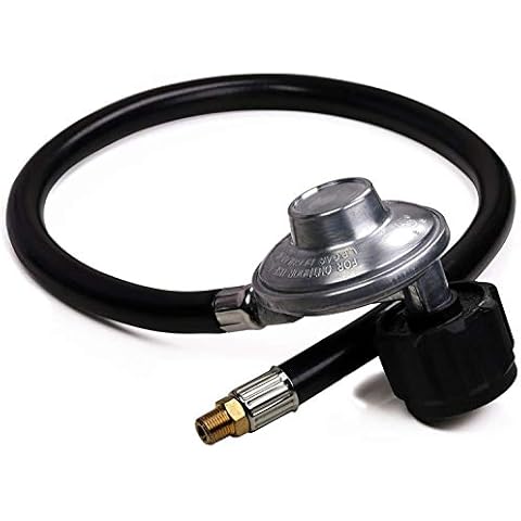 DOZYANT Weber 7503 21" Hose and Regulator with 1/8" NPT Male Thread with QCC1 Connection Replacement for Weber Spirit 500 & 700, Genesis 1000-5000, and Platinum I & II Gas Grills Cover