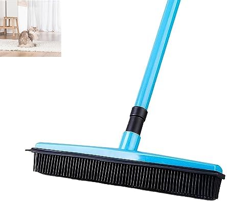 Escoba removedor de pelo de Petco índigo, escoba removedor de pelo con escoba índigo, escoba de goma para mascotas, escoba de goma para pelo de