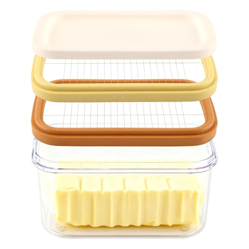 Butter Dish with Keeper and Slicer