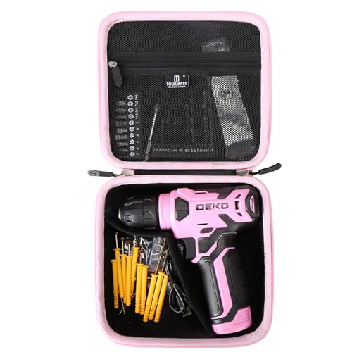 Tourmate Storage Case for DEKOPRO 8V/COMOWARE/PULITUO/PULITUO Cordless Drill - Drill Bit Set Hard Case, Carrying Case (Box for Sale)