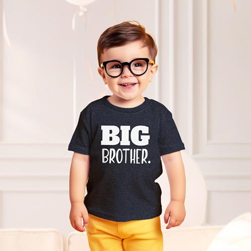 Big Brother Shirt for Toddler Promoted to Best Big Brother Announcement Baby Boys4