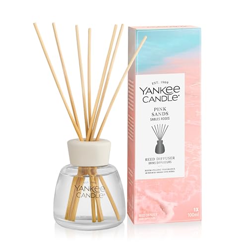 Yankee Candle Reed Diffuser | Pink Sands | for Small to Medium Spaces | Up to 10 Weeks of Fragrance