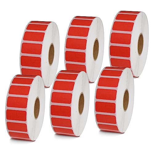 Étiquettes perforées BETCKEY de 2,5x1,3 cm à haute adhérence pour rouleau Rollo