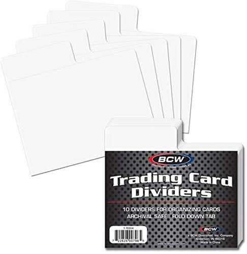 Bcw Horizontal Card Dividers - 30 Ct #TOP1