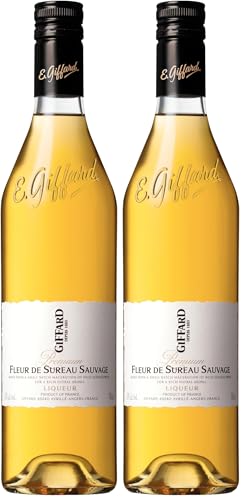 Giffard - Liqueur Fleur de Sureau Sauvage - Recette Française - Elégante et Puissante - 70 cl (Lot de 2)