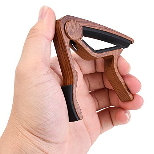 Capodastre pour guitare acoustique et électrique avec 5 médiators en alliage d’aluminium et caoutchouc – Accessoire de… - Les Beatles, Paul McCartney, John Lennon, RIngo Starr, George Harrison Capodastre pour guitare acoustique et électrique avec 5 médiators en alliage d'aluminium et caoutchouc - Accessoire de… – Image 4