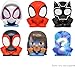 Spidey and Friends Blind Box Party Favors - Bundle with 4 Spiderman Mash'Ems Blind Ball Mini Figures Mystery Toys Plus Stickers, More | Spidey and His Amazing Friends Figurines for Kids, Boys, Girls