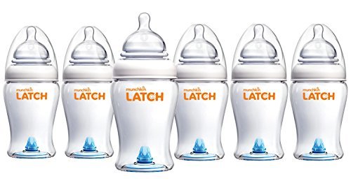 Munchkin Latch BPA-Free Bottle, 6 Count, 8 Ounce