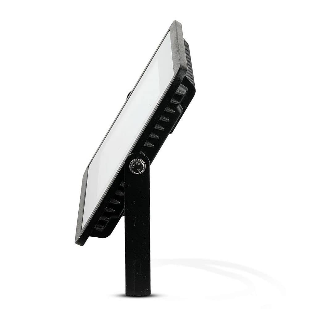 V-TAC Faro LED da Esterno 100W con Chip Samsung - [Ultima Generazione] - IP65-8200 Lumen - Proiettore LED Esterno Nero per Casa, Giardino, Garage - Impermeabile - Fari - Luce Bianca Naturale