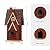 Glitzhome 12" H Hanging Birdhouse Retro Red Distressed Wooden Cottage Garden Bird House for Outdoor