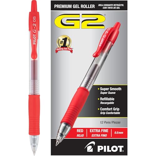 Image of PILOT G2 Premium Refillable and Retractable Rolling Ball Gel Pens, Extra Fi