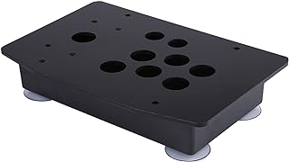 Yuecoom Arcade Case, Black Acrylic Panel and Case DIY Set Kits Replacement for Arcade Game