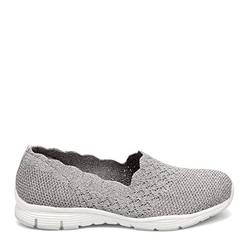 Image of Skechers Women's Seager Stat Scalloped Collar Engineered Skech-Knit Slip-on Classic Fit Loafer