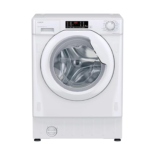 Candy Smart Integrated Washing Machine 8 Kg Wash Capacity 1400 RPM A Rated 3 Rapid Cycles White 60x53x82 cm - CBW48TWM5J-80