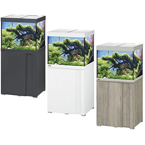 Eheim VivaLine LED Combi 2 x 12 W + Filter 2411 biopower 200 + Thermo Kontrolle 100 W Eiche grau 150 L