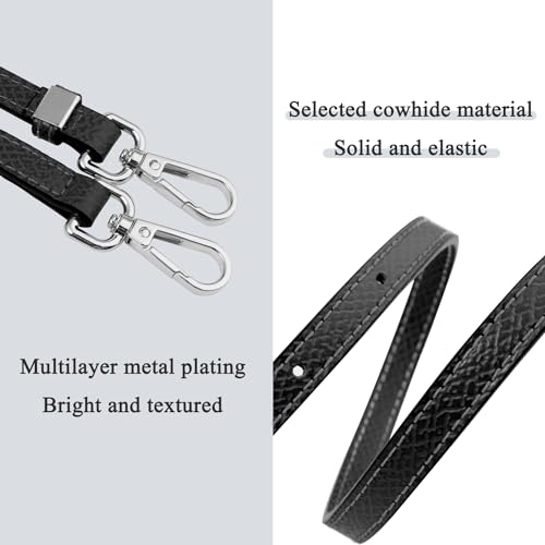 Image of Leather Purse Straps for Longchamp Conversion Kit, Leather Handbag Crossbody Shoulder Strap Adjustable for Women