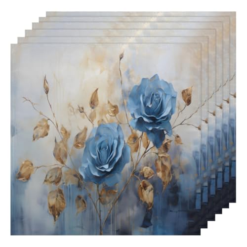Servilletas de Tela Multicolor Set 6 50.5 x 50.5 cm miniatura 1