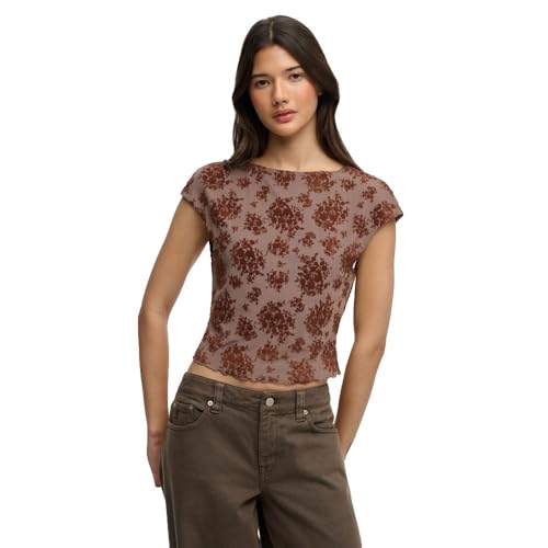 T shirt en maille floquée femme Superdry - vue 2