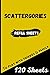 Scattergories Refill Sheets: 120 Paper Sheets for Playing Scattergories Board Game Refills Pad- Score Game Record Book - Handy Size 6x9 (Matte Cover)