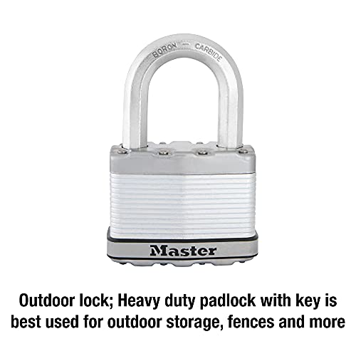Image of Master Lock M15XDLF Magnum Heavy Duty Padlock with Key, 1 Pack