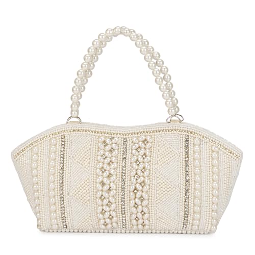 Image of LONGING TO BUY Hand Crafted Designer Box Clutch - Zari Embroidery For Women