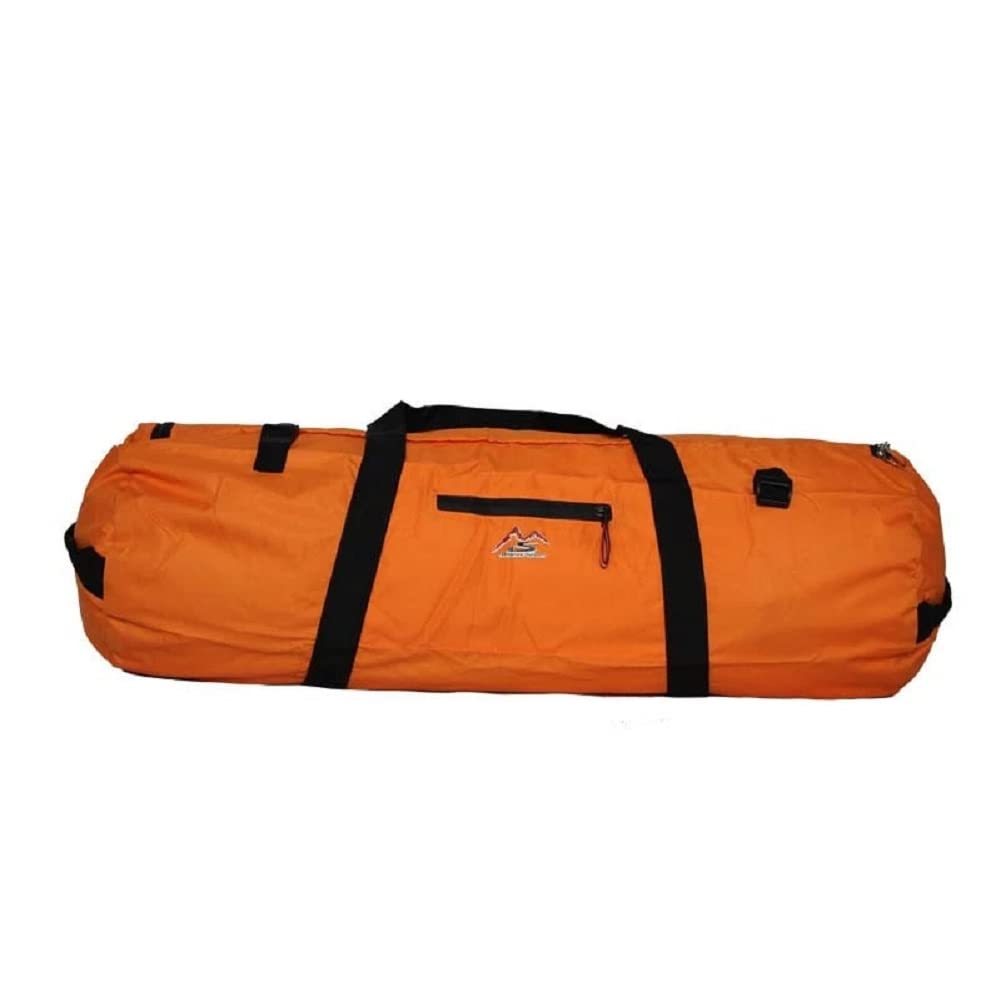 YASHALY Large Capability Folding Tent Storage Carry Bag Waterproof Luggage Pack Pouch for Camping Hiking Picnic Organizer Walking Holder (Orange-XL)