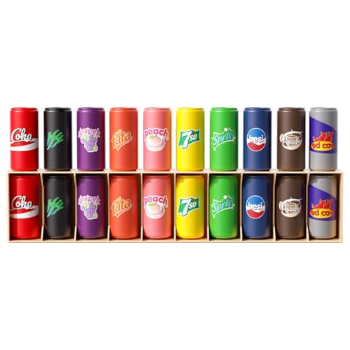 CAZSTYK Jogo de emparelhamento de garrafas de refrigerantes de cores brilhantes, garrafas divertidas, desafios de adivinhação de cores, garrafas que combinam com desafios de memória criativa