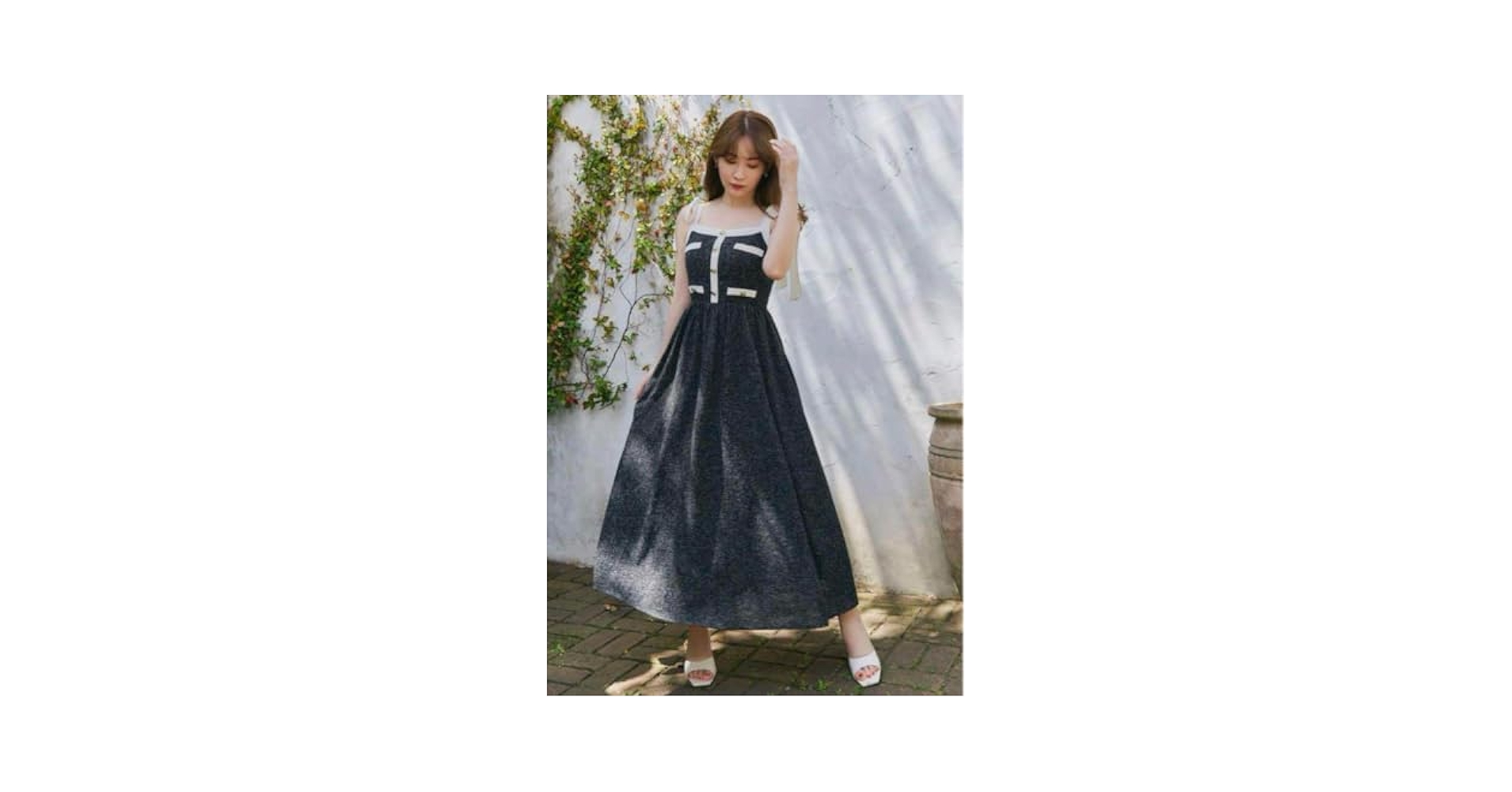 ワンピース Verona Tweed Long Dress 8月中旬発送】Verona Tweed Long Dress