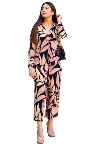 Image of GoSriKi Women's Cotton Blend Printed Ethnic Co-ord Set
