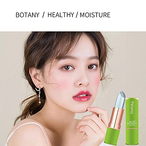 Petansy FK205A 3 Packs Aloe Vera Lipstick, Lips Moisturizer Long Lasting Nutritious Lip Balm Magic Temperature Color Change Lip Gloss-Set thumb #3