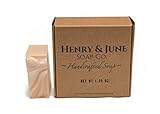 Kaolin Clay Face Soap, 100% Natural & Organic Ingredients, With Organic Shea Butter & Scented with Essential Oils. Skincare Handmade in USA. Facial Bar by Henry & June Soap Co. 1.25 oz