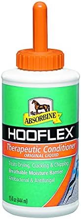 Absorbine Hooflex Therapeutic Conditioner Liquid, 15oz, Includes Applicator Brush