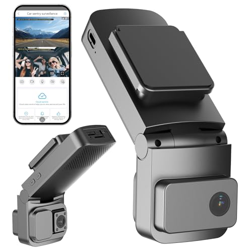 4G LTE Dash Camera, Car Security Camera for Vandalism Surveillance with Remote View, Dual 2K Front and Inside Cam, GPS Tracking, Radar Detection, G-Sensor, OBD Power, 24/7 Parking Mode, SIM Card