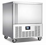 Kolice Commercial 5 Trays Blast Chiller & Freezer, Chest & Flash Freezer for Hard Ice Cream, Chicken, Fish & Dessert