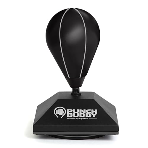Punch Buddy Mini Desktop Punching Bag – Desk Fidget Toy for Stress Relief, Focus & Fun – Patented...