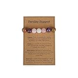 COLORFUL BLING Healing Chakra Crystal Bead Bracelet Spiritual Anxiety Relief Reiki Stone String Bracelet Balancing Energy Yoga Meditation Protection Jewelry-fertility