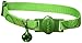 Petmate 8-12-Inch Eco Friendly Breakaway Circle Cat Collar, Green