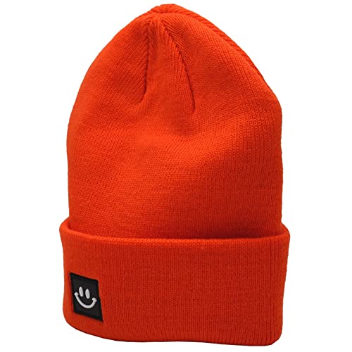 Image of 55cube Knit Beanie Hat Cuffed Plain Skull Cap for Men Women