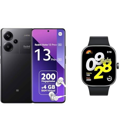 Xiaomi Redmi Note 13 Pro+ 5G & Watch 4 Obsidian Black – Utan kontrakt