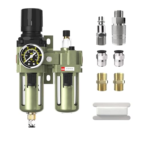CNZG PNEU NPT 1/2 Air Compressor Water Separator Filter Pressure Regulator