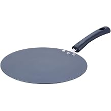 Vinod Zest Non-Stick Concave Tawa/Griddle, 11", Black