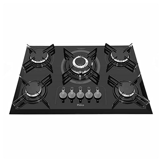 Cooktop Philco PCT05TC Superautomático Acabamento Bisotê Bivolt