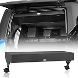 Hooke Road JKU Rear Trunk Upper Locking Storage Box Security Organizer for 2007-2018 Jeep Wrangler JK Unlimited 4-Door Hardtop, Interior Rooftop Cargo Carrier