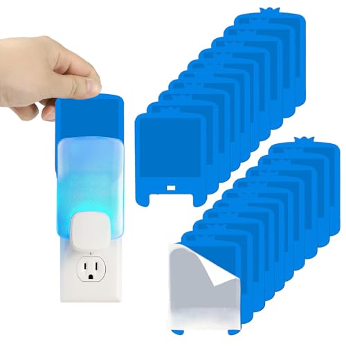 20 PCS Refill Cartridges Compatible with Raid Light Trap Refills Glue Boards Replacement Set, Refill Cartridges Compatible with Stem Flying Insect Light Trap, Double-Sided Adhesive Glue Cards