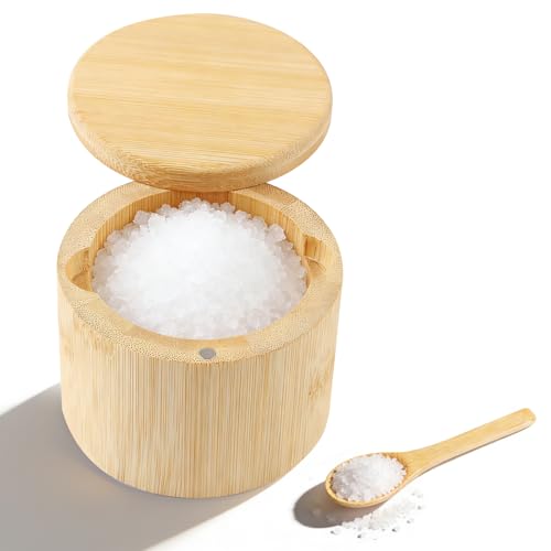 Ninsula Bamboo Salt Cellar, 360°...