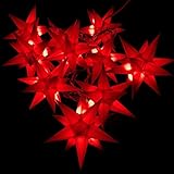 Timerfunktion Importeur Pagoda GmbH Leuchtstern Starled 10er Lichterkette rot