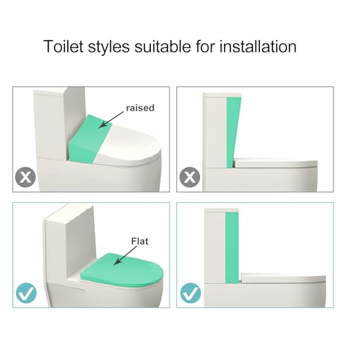 Image of Baby Toilet Locks (2-Pack) Arm-Style Child Safety Toilet Locks,No Tools Needed,Easy 3M Adhesive Installation,Fits Most Standard Toilet Lids,Childproof Toilet Seat Locks to Prevent Cats and Dogs,White