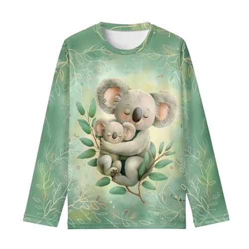 Kids Casual Long Sleeve Tops Crewneck Shirts Boys Breathable Tops Outdoor Wear Girls Fashion Blouses Sweatshirts